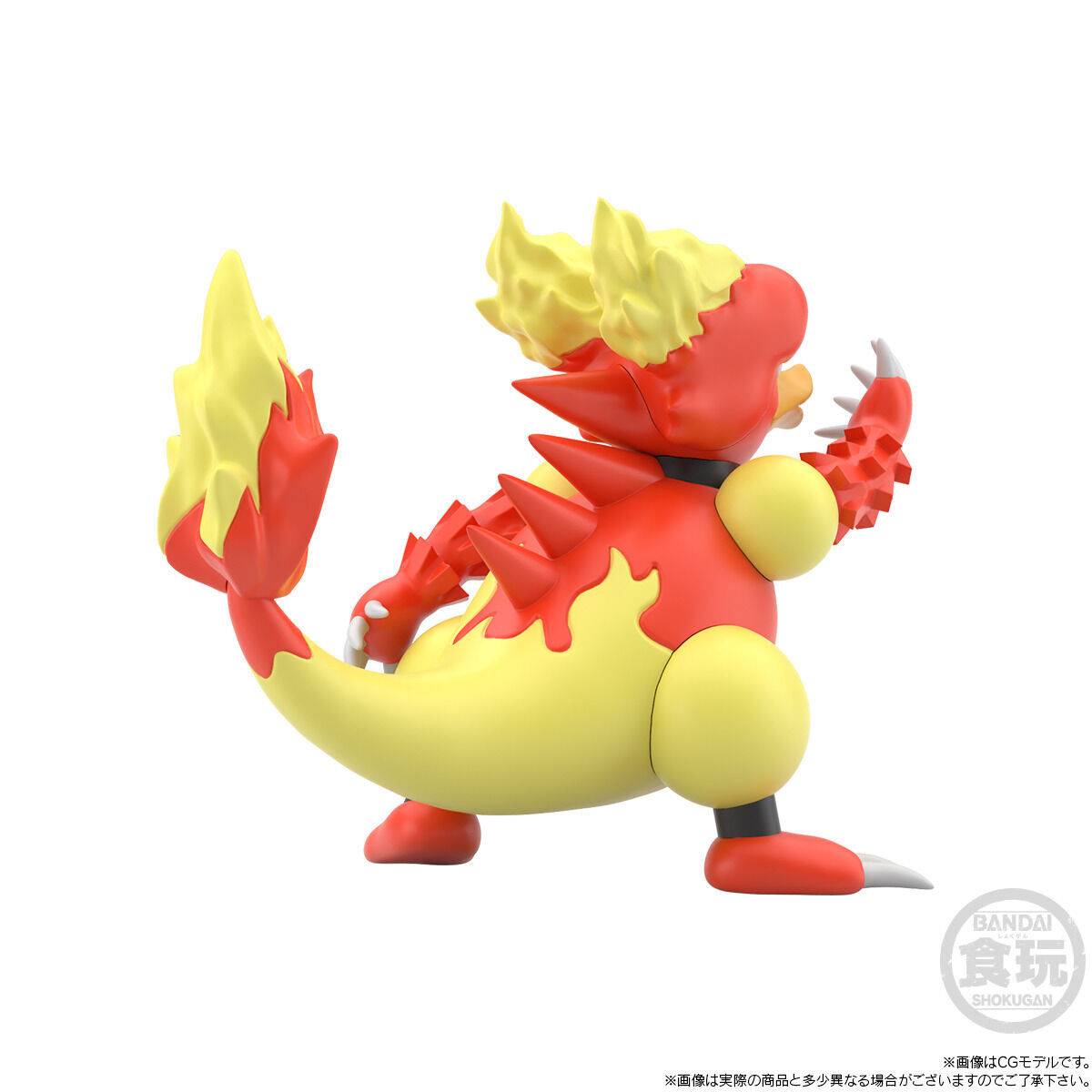 PRE ORDER – POKÉMON SCALE WORLD KANTO REGION BLAINE & RAPIDASH & MAGMAR W/O GUM