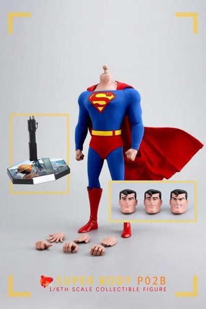 PRE ORDER – 1/6 S-HERO P01 + S-HERO P02B BODY + HEAD OF SUPERMAN SET