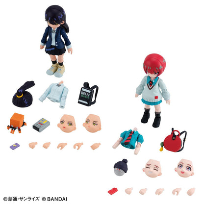 PRE ORDER – LINK TRAVELERS 『MOBILE SUIT GUNDAM GQUUUUUUX』'S WORLD MACHU & NYAAN SET W/O GUM