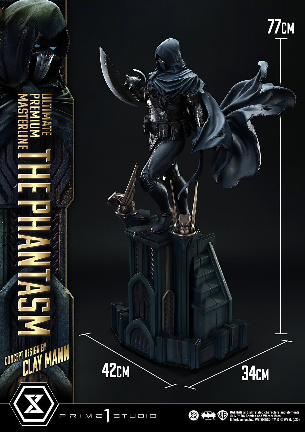 PRE ORDER – 1/4 ULTIMATE PREMIUM MASTERLINE BATMAN (COMICS) THE PHANTASM (CONCEPT DESIGN BY CLAY MANN) BONUS VERSION