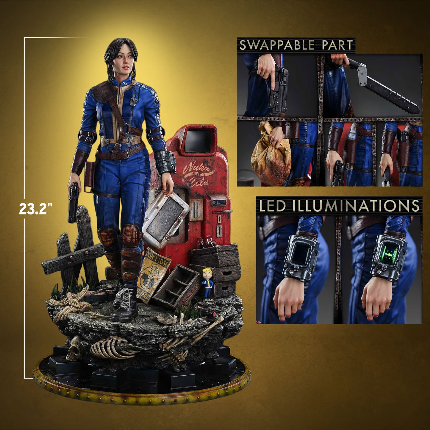 PRE ORDER – 1/4 REAL ELITE MASTERLINE FALLOUT (TV SERIES) LUCY MACLEAN