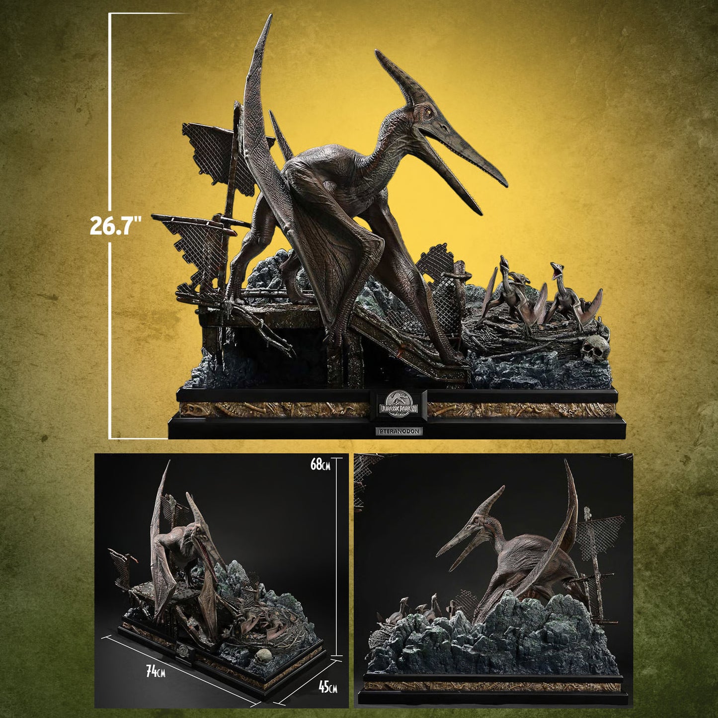 PRE ORDER – 1/6 LEGACY MUSEUM COLLECTION JURASSIC PARK III (FILM) PTERANODON SCALE