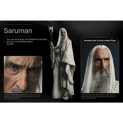 PRE ORDER – 1/6 INART - THE LORD OF THE RINGS: THE FELLOWSHIP OF THE RING - SARUMAN - COLLECTIBLE FIGURE