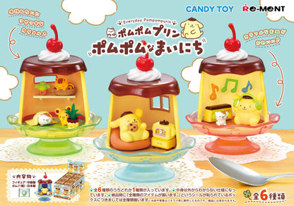 PRE ORDER – SANRIO CHARACTERS - POMPOMPURIN DAILY MOMENTS (SET OF 6)