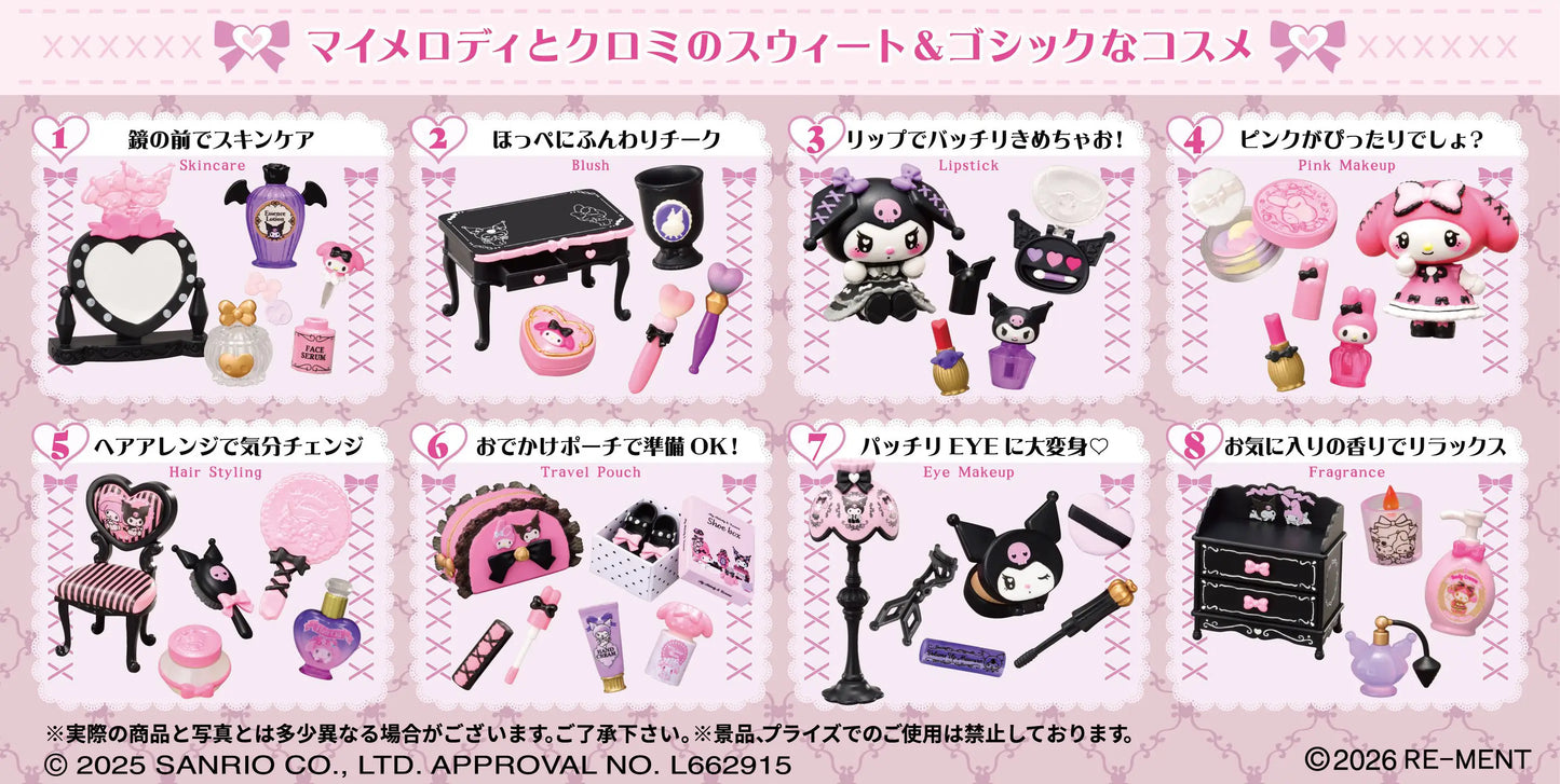 PRE ORDER – MY MELODY COSMETICS (SET OF 8)