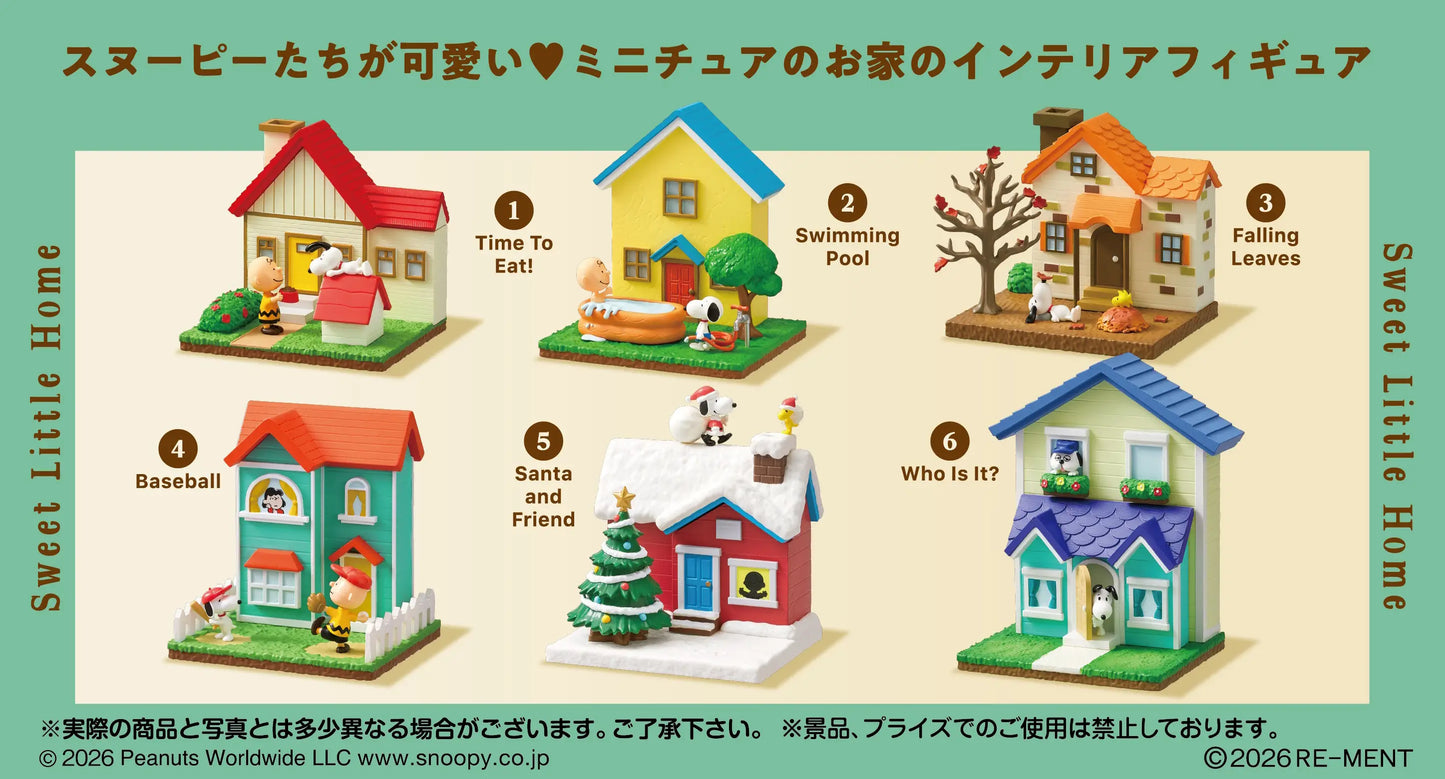 PRE ORDER – PEANUTS - SNOOPY SWEET LITTLE HOME (SET OF 6)