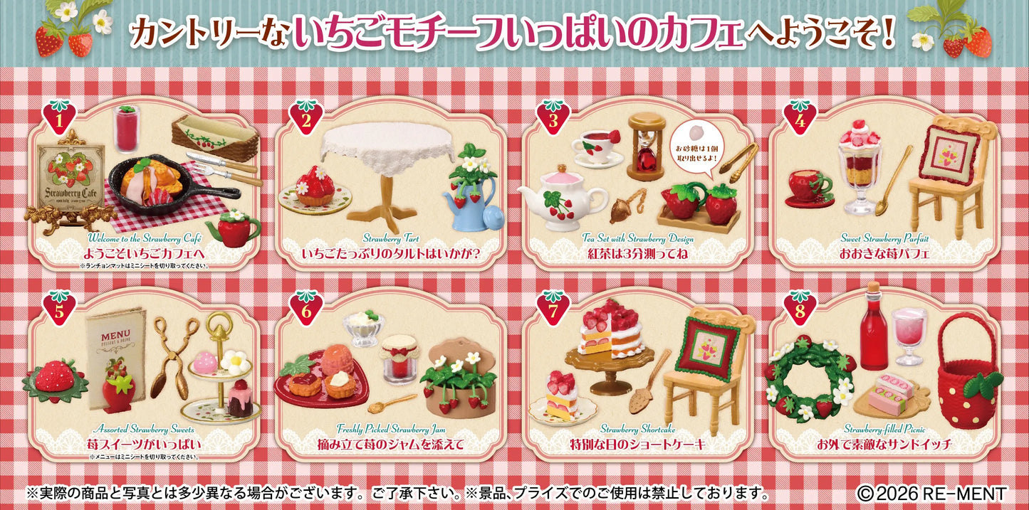 PRE ORDER – STRAWBERRY CAFE (SET OF 8)