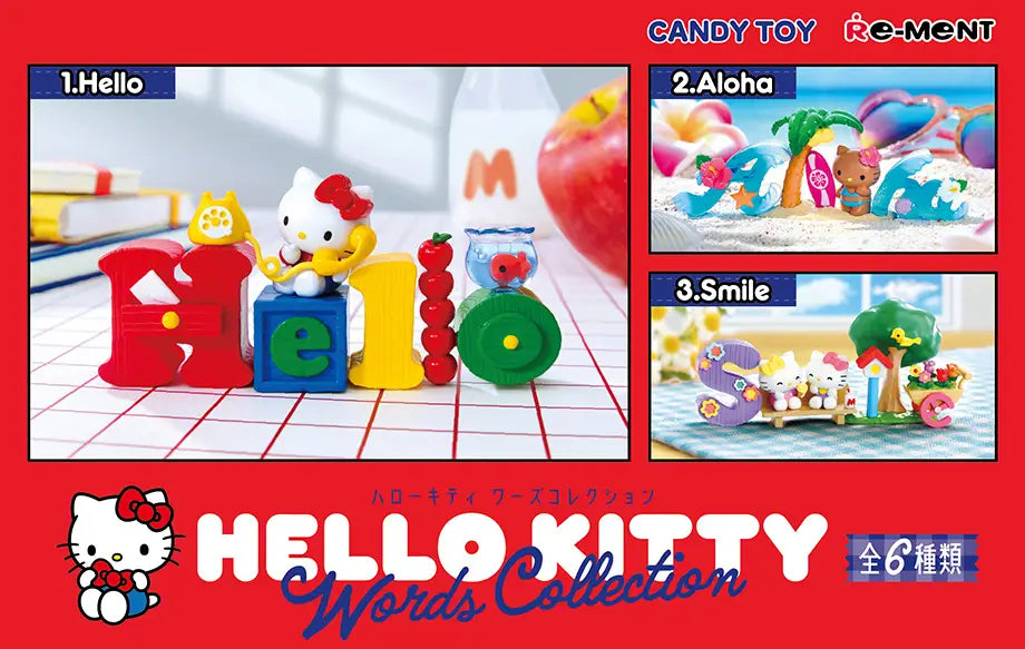 PRE ORDER – HELLO KITTY WORDS COLLECTION (BOX OF 6)