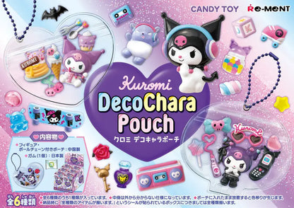 PRE ORDER – KUROMI DECO CHARA POUCH (BOX OF 6)