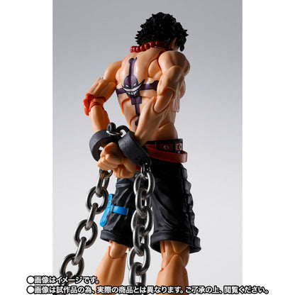 BACK ORDER – S.H.FIGUARTS ONE PIECE - PORTGAS D ACE -MARINEFORD