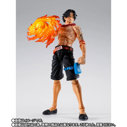 BACK ORDER – S.H.FIGUARTS ONE PIECE - PORTGAS D ACE -MARINEFORD