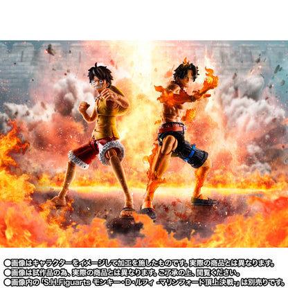 BACK ORDER – S.H.FIGUARTS ONE PIECE - PORTGAS D ACE -MARINEFORD