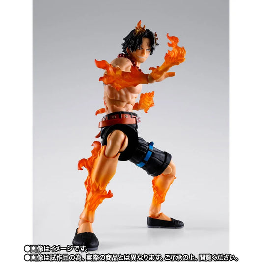 PRE ORDER – S.H.FIGUARTS ONE PIECE - PORTGAS D ACE -MARINEFORD
