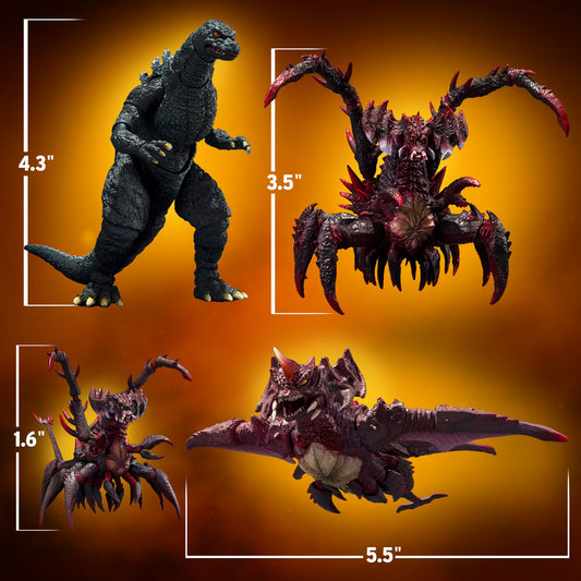 BACK ORDER – S.H.MONSTERARTS GODZILLA JR & DESTOROYAH EVOLUTION