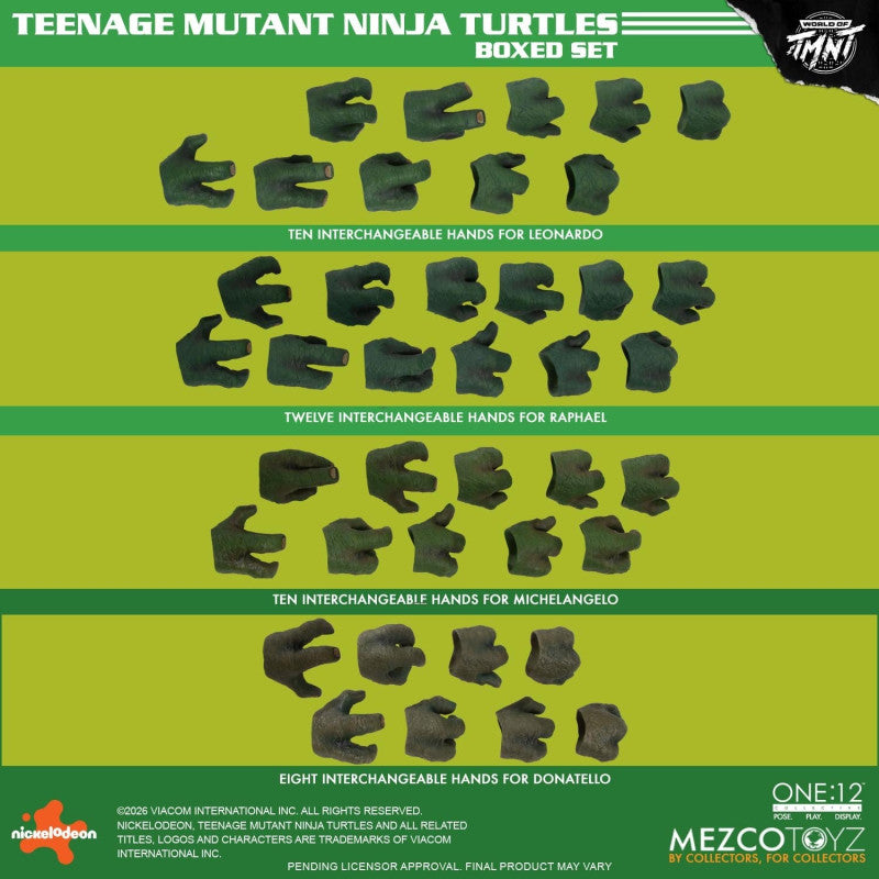 PRE ORDER – THE ONE:12 COLLECTIVE TEENAGE MUTANT NINJA TURTLES BOXED SET