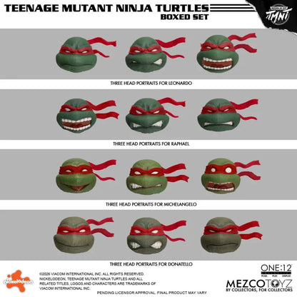 PRE ORDER – THE ONE:12 COLLECTIVE TEENAGE MUTANT NINJA TURTLES BOXED SET