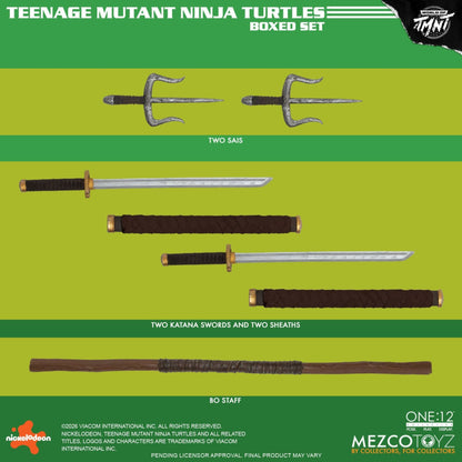 PRE ORDER – THE ONE:12 COLLECTIVE TEENAGE MUTANT NINJA TURTLES BOXED SET