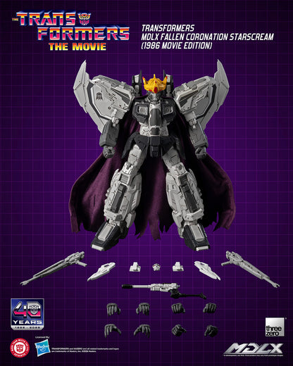 PRE ORDER – TRANSFORMERS MDLX FALLEN CORONATION STARSCREAM (1986 MOVIE EDITION) - 3Z11240W0