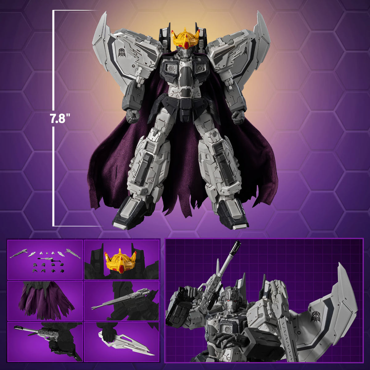 PRE ORDER – TRANSFORMERS MDLX FALLEN CORONATION STARSCREAM (1986 MOVIE EDITION) - 3Z11240W0