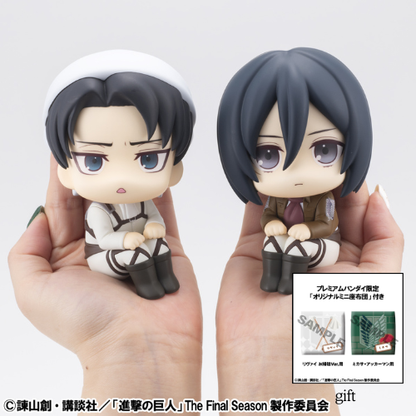 BACK ORDER – LOOKUP ATTACK ON TITAN - LEVI CLEANING UP VER. &  MIKASA ACKERMAN SET [WITH GIFT]