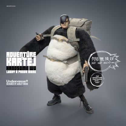 PRE ORDER – 1/6 ADVENTURE KARTEL SERIES DIRTY BOI PANDA HANDSOME WU ACTION FIGURE UV202514