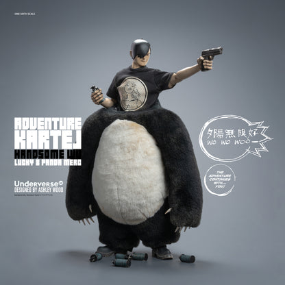 PRE ORDER – 1/6 ADVENTURE KARTEL SERIES DIRTY BOI PANDA HANDSOME WU ACTION FIGURE UV202514