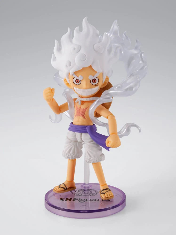 PRE ORDER – S.H.FIGUARTS ONE PIECE - WORLD COLLECTABLE FIGURE PREMIUM - MONKEY D.LUFFY GEAR 5 SPECIAL +  S.H.FIGUARTS MONKEY D. LUFFY - GEAR 5 SET