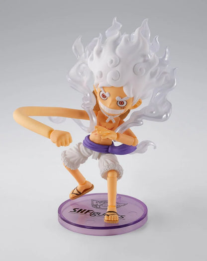 PRE ORDER – S.H.FIGUARTS ONE PIECE - WORLD COLLECTABLE FIGURE PREMIUM - MONKEY D.LUFFY GEAR 5 SPECIAL +  S.H.FIGUARTS MONKEY D. LUFFY - GEAR 5 SET