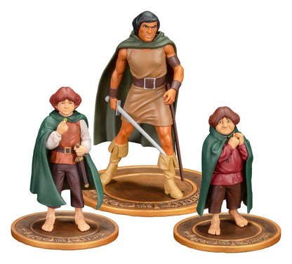 PRE ORDER – THE LORD OF THE RINGS ANIMATED FILM - FRODO, ARAGORN, AND SAMWISE - PVC FIGURE SET