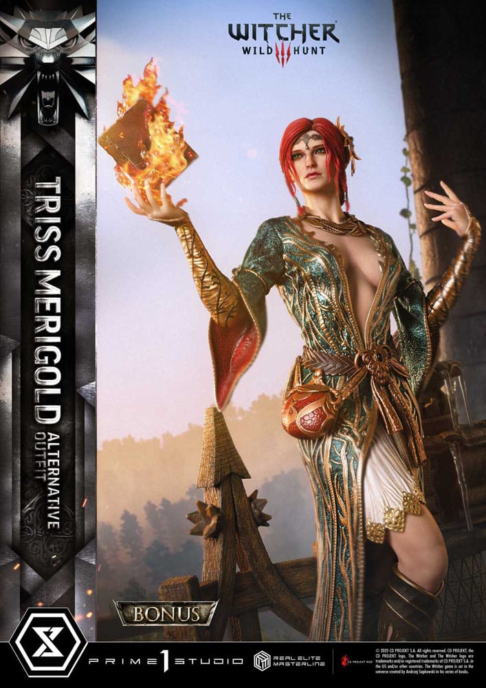 PRE ORDER – 1/4 REAL ELITE MASTERLINE THE WITCHER 3: WILD HUNT TRISS MERIGOLD ALTERNATIVE OUTFIT BONUS VERSION