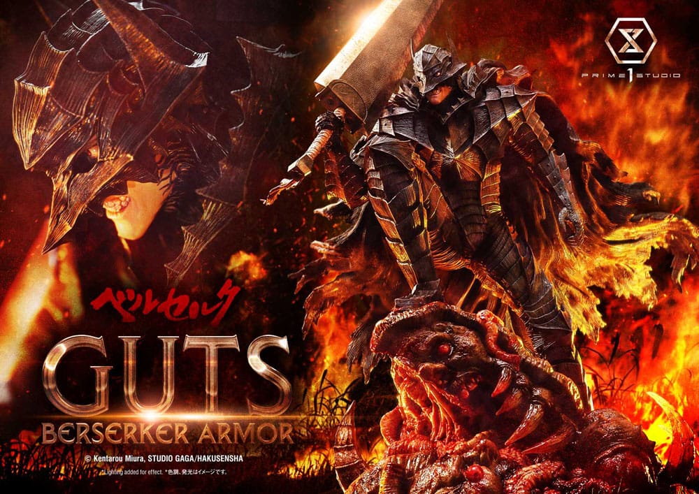 PRE ORDER – 1/4 ULTIMATE PREMIUM MASTERLINE BERSERK GUTS, BERSERKER ARMOR GRUNBELD VS GUTS