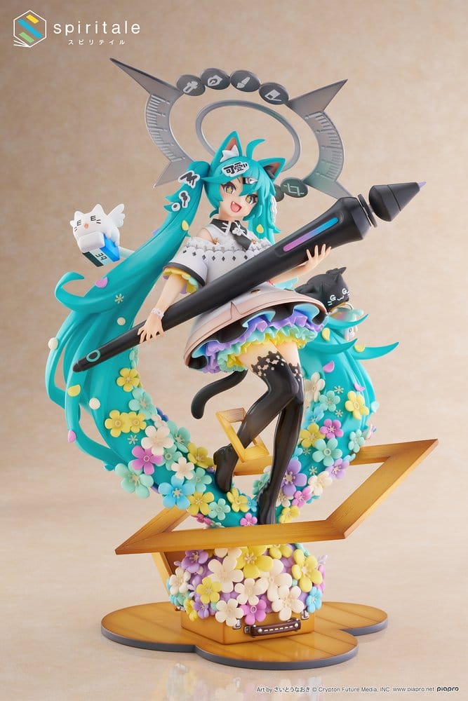PRE ORDER – 1/7 HATSUNE MIKU × NAOKI SAITO MY FIGURE MAKING! ~ THE PAINTER VER. ~ SCALE FIGURE