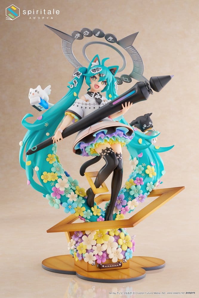 PRE ORDER – 1/7 HATSUNE MIKU × NAOKI SAITO MY FIGURE MAKING! ~ THE PAINTER VER. ~ SCALE FIGURE