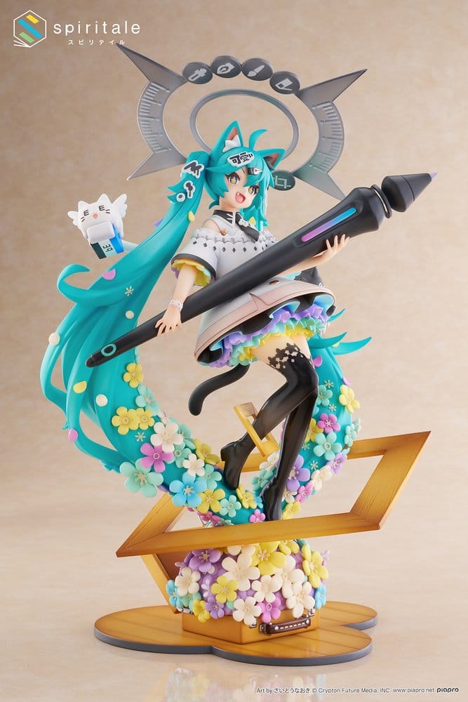 PRE ORDER – 1/7 HATSUNE MIKU × NAOKI SAITO MY FIGURE MAKING! ~ THE PAINTER VER. ~ SCALE FIGURE