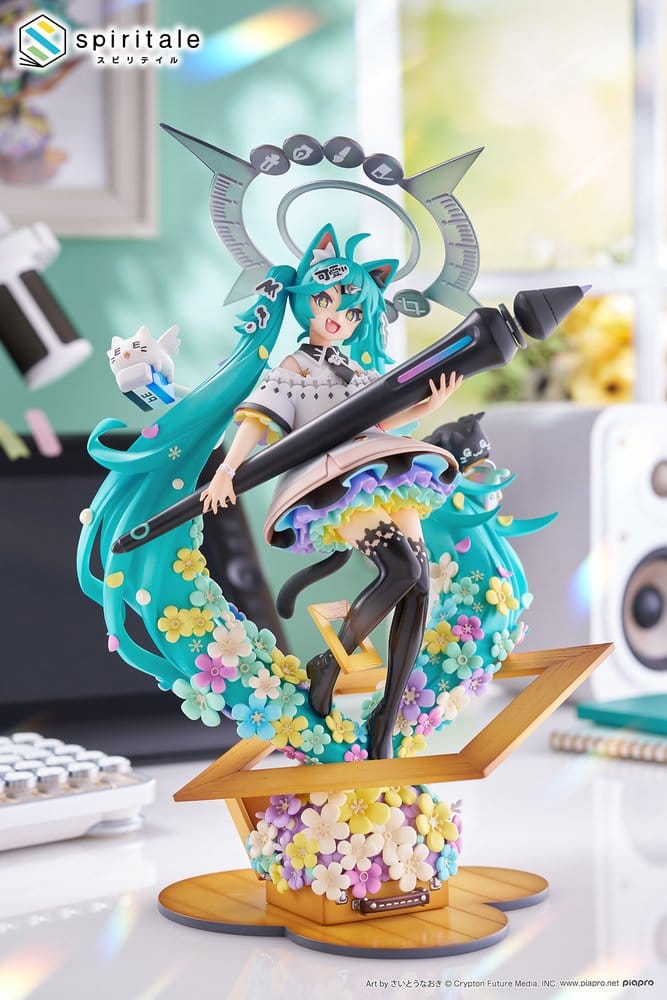 PRE ORDER – 1/7 HATSUNE MIKU × NAOKI SAITO MY FIGURE MAKING! ~ THE PAINTER VER. ~ SCALE FIGURE