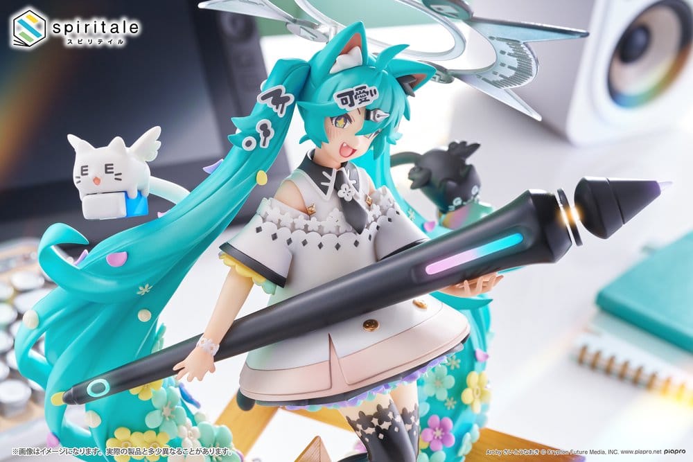 PRE ORDER – 1/7 HATSUNE MIKU × NAOKI SAITO MY FIGURE MAKING! ~ THE PAINTER VER. ~ SCALE FIGURE