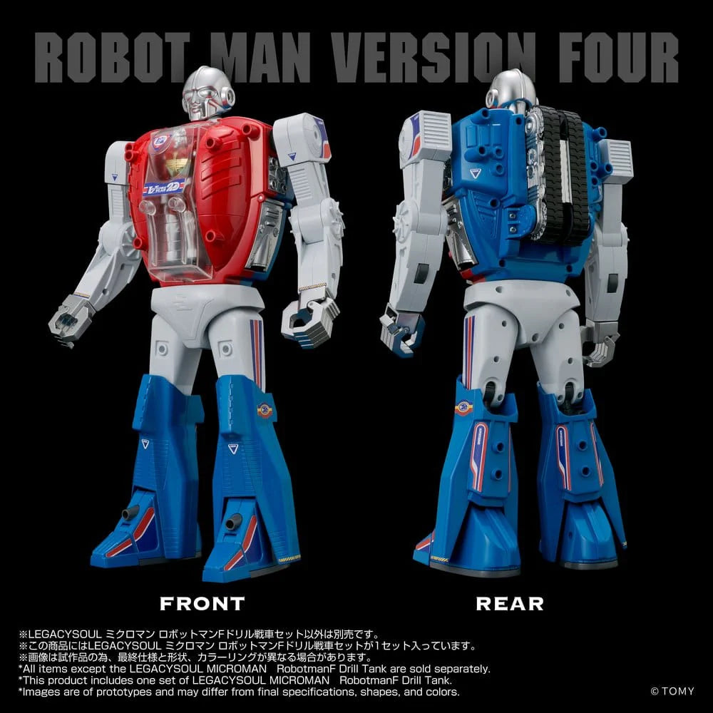 PRE ORDER – LEGACYSOUL MICROMAN ROBOTMANF DRILL TANK