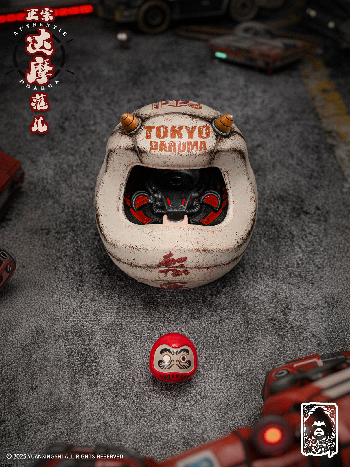 PRE ORDER – YUANXINGSHI STUDIO DM-004 FORTUNE-TURNING DARUMA