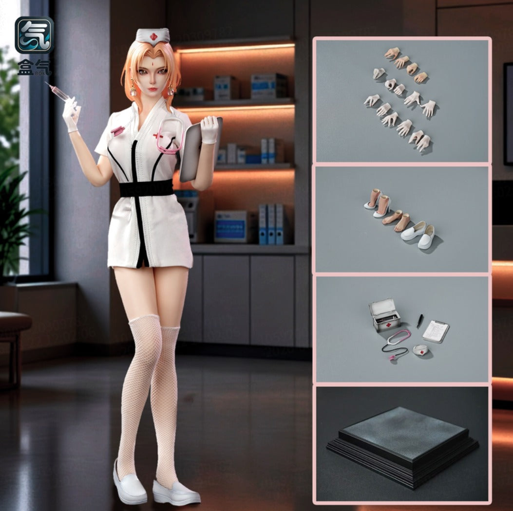 PRE ORDER – [18+] 1/6 SATSUKI-SAN - NURSE GRANNY - PLATINUM SILICONE ARTICULATED FIGURE